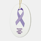 Pancreaskanker aan de kant we vechten tegen siervi keramisch ornament (Links)