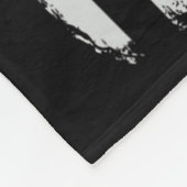 Pancreaskanker Amerikaanse vlag - Grunge Awareness Fleece Deken (Hoek)