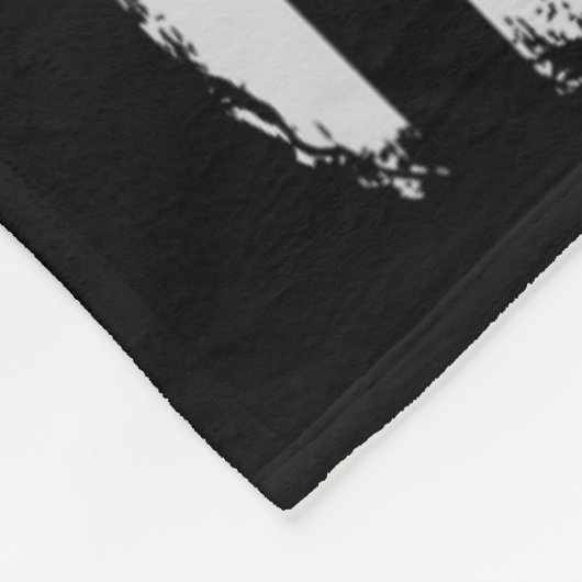 Pancreaskanker Amerikaanse vlag - Grunge Awareness Fleece Deken (Hoek)