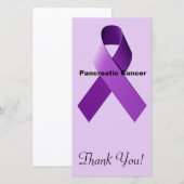 Pancreaskanker Bedankkaart (Voorkant / Achterkant)