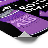 Pancreaskanker Bewustheid Adenocarcinoom Stomach Poster (Hoek)