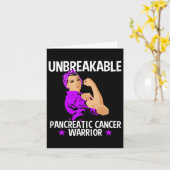Pancreaskanker bewustzijn onbreekbare krijger GI Kaart (Gele Bloem)