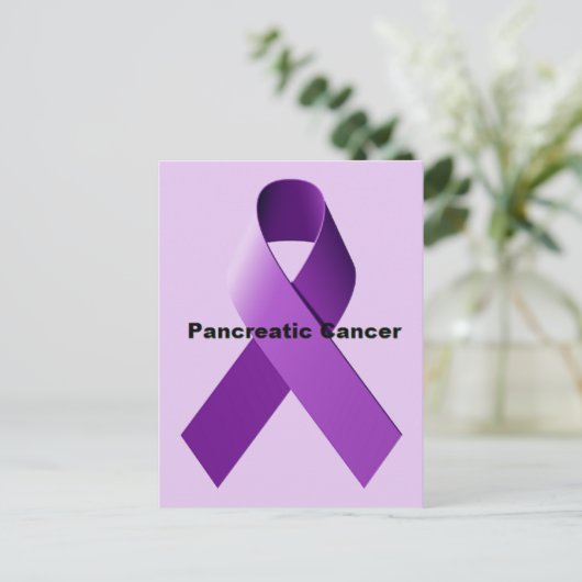 Pancreaskanker Briefkaart (Staand voorkant)