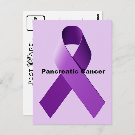 Pancreaskanker Briefkaart (Voorkant / Achterkant)