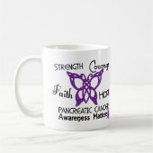 Pancreaskanker Celtic Butterfly 3 Koffiemok (Links)