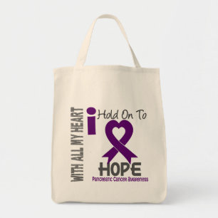 Pancreaskanker die ik vasthoud aan hoop tote bag