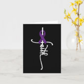 Pancreaskanker-Faith Pancreaskankerwaarschuwingen Kaart (Gele Bloem)