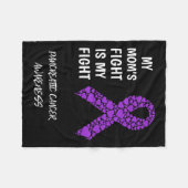 Pancreaskanker Fleece Deken (Voorkant (Horizontaal))