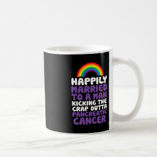 Pancreaskanker Gay Man Ondersteuning Quote Pride Koffiemok