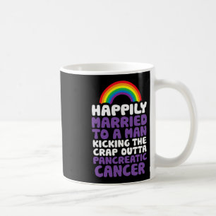 Pancreaskanker Gay Man Ondersteuning Quote Pride Koffiemok