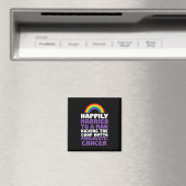 Pancreaskanker Gay Man Ondersteuning Quote Pride Magneet (Insitu (Vaatwasser))