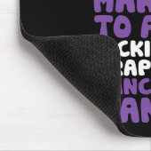 Pancreaskanker Gay Man Ondersteuning Quote Pride Muismat (Hoek)