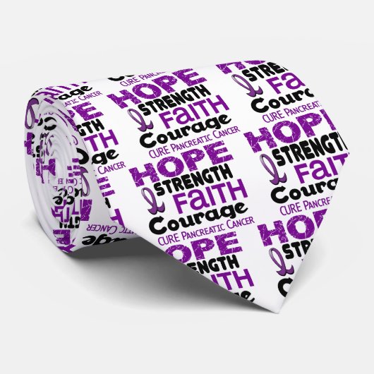 Pancreaskanker HOPE 3 Stropdas (Opgerold)