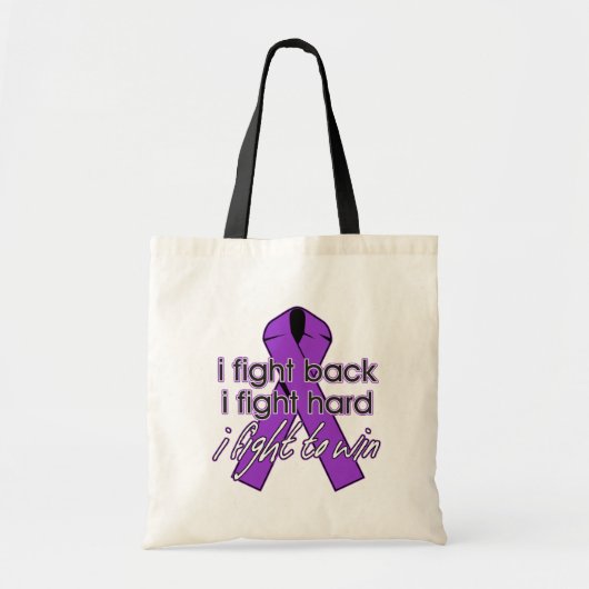 Pancreaskanker I vecht terug Tote Bag (Voorkant)