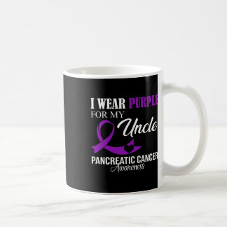 Pancreaskanker Ik Draag Paarse voor mijn oomfamili Koffiemok