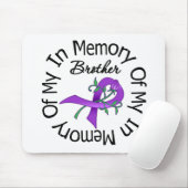 Pancreaskanker in geheugen van mijn broer muismat (Met muis)