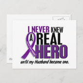 Pancreaskanker KNIEUW EEN HERO 2 Briefkaart (Voorkant / Achterkant)