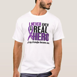 Pancreaskanker KNIEUW EEN HERO 2-opa T-shirt