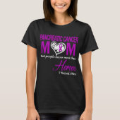 Pancreaskanker Mama I Raised Mine T-shirt (Voorkant)