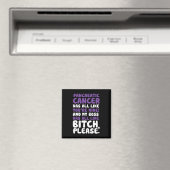 Pancreaskanker Mijn baas Ondersteuning Quote Magneet (Insitu (Vaatwasser))