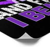 Pancreaskanker Overlevende familievrienden Faith Poster (Hoek)