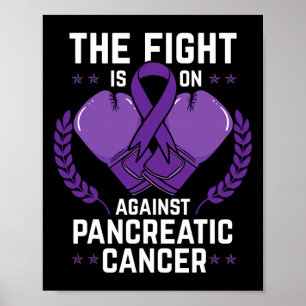 Pancreaskanker Shirt chemotherapie Maagboxine Poster
