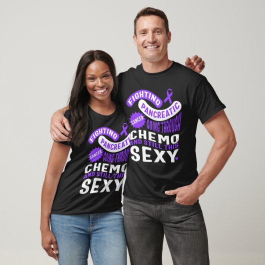 Pancreaskanker Shirt, gaande door chemo T-shirt (Unisex)