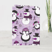 Pancreaskanker SNEEUWMAN Producten Feestdagen Kaart (Achterkant)