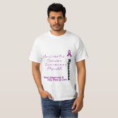 Pancreaskanker T-shirt (Voorkant volledig)