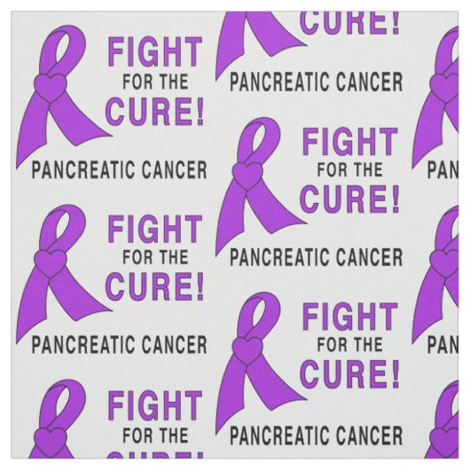 Pancreaskanker: Vecht voor de Cure! Stof (Swatch)