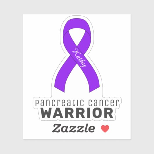 Pancreaskanker Vinyl Sticker (Vel)