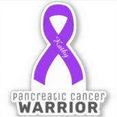 Pancreaskanker Vinyl Sticker (Voorkant)