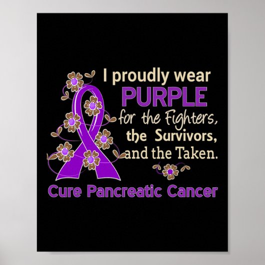Pancreaskanker voor overlevenden genomen poster (Voorkant)