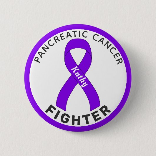 Pancreaskanker Witte Button (Voorkant)