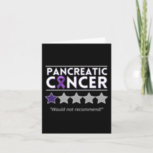 Pancreaskanker zou niet aanraden - Bewustzijn Kaart