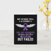 Pancreaskankerbestrijding Lint 10 Kaart (Gele Bloem)