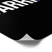 Pancreaskankerbestrijding Lint 4 Poster (Hoek)