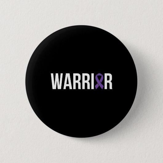 Pancreaskankerbestrijding Lint 4 Ronde Button 5,7 Cm (Voorkant)