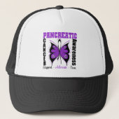 Pancreaskankerbewuster Butterfly Trucker Pet (Voorkant)