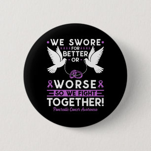 Pancreaskankerbewustzijn Echtgenoot Echtgenoot Ech Ronde Button 5,7 Cm
