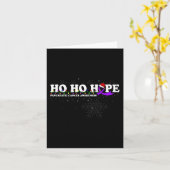 Pancreaskankerbewustzijn Kerstwens Kaart (Gele Bloem)