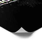 Pancreaskankerbewustzijn Kerstwens Poster (Hoek)