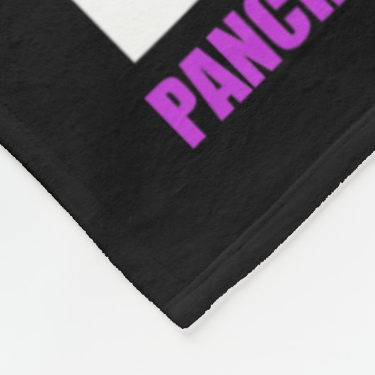 Pancreaskankerbewustzijn Paarse lint van papa's Fi Fleece Deken (Hoek)