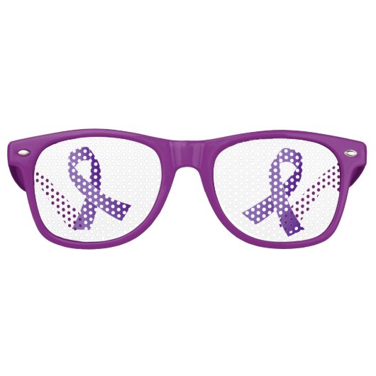 Pancreaskankerbewustzijnszonnebril Retro Zonnebril (Voorkant)