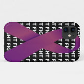 Pancreaskankerlint Case-Mate iPhone Case (Achterkant (horizontaal))