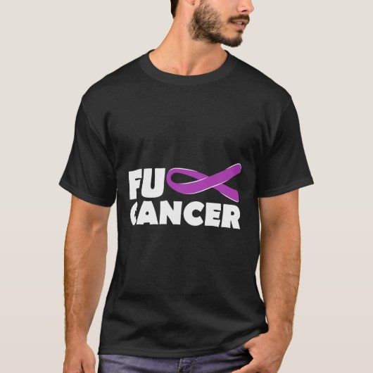 Pancreaskankerlint T-shirt (Voorkant)