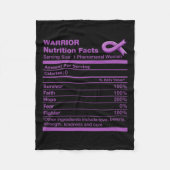 Pancreaskankerplezier Bewustwording van alvleeskli Fleece Deken (Voorkant)