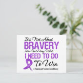 Pancreaskankerstrijd Briefkaart (Staand voorkant)