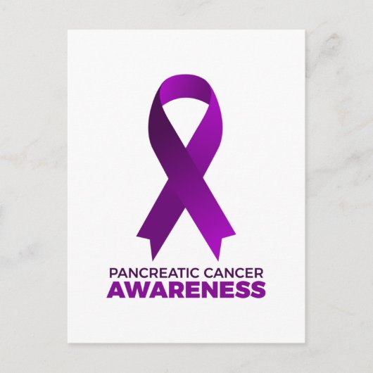 Pancreatic Cancer Awareness Briefkaart (Voorkant)