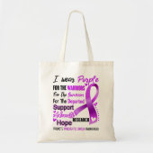 Pancreatic Cancer Awareness Month Ribbon Gifts Tote Bag (Voorkant)